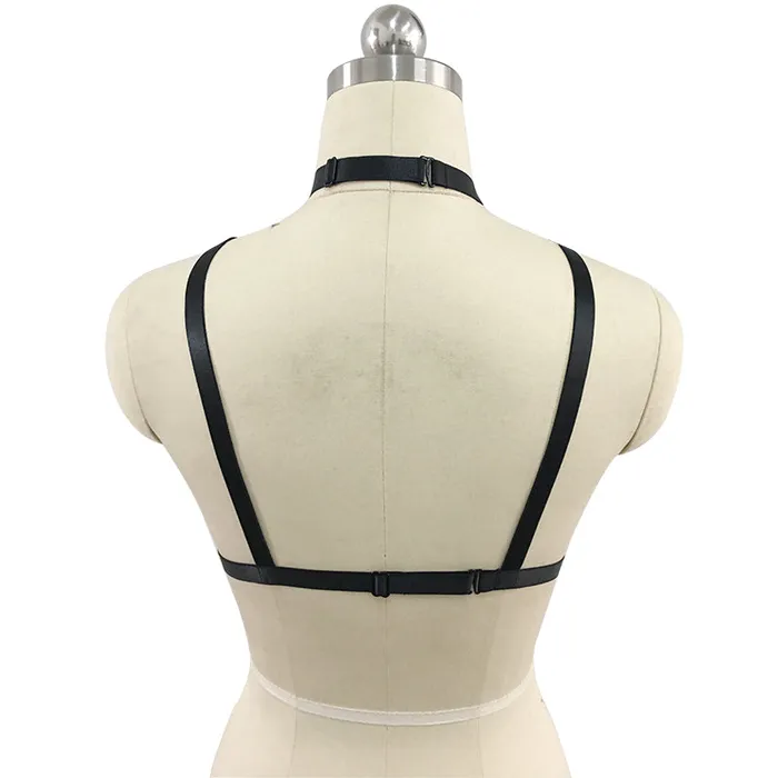 High Neck Allure Harness Extasy Female Sex Toys