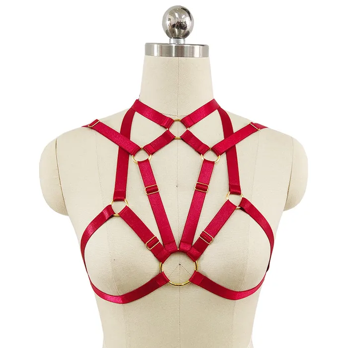 High Neck Allure Harness Extasy Female Sex Toys