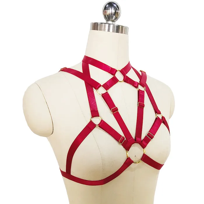 High Neck Allure Harness Extasy Female Sex Toys