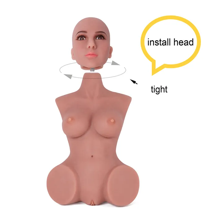 Kingmansion Sex Doll Male Masturbator Lifelike Female Half Torso with Vagina and Anal for Men Sex Pleasure Kingmansion Doll Male Sex Toys