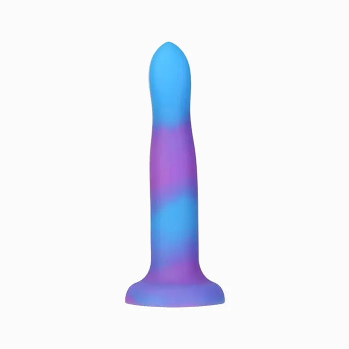Dildos Addictions Blue Rave Bendable Silicone Dildo