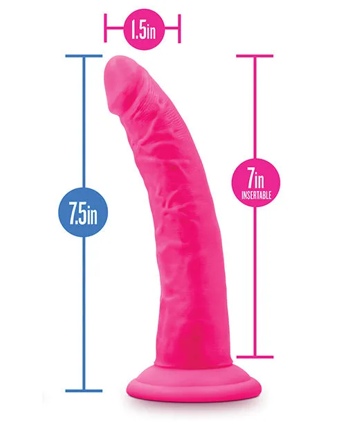 Neo Silicone Dual Density Cock with balls Blush Novelties Female Sex Toys Neo Silicone Dual Density Cock with balls Blush Novelties Female Sex Toys