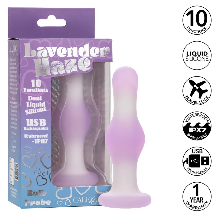 Cal Exotics Anal Lavender Haze Bulb Probe Cal Exotics Anal Lavender Haze Bulb Probe