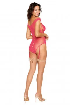 Dreamgirl International Vibrators Garter Teddy Watermelon Dreamgirl International Vibrators Garter Teddy Watermelon