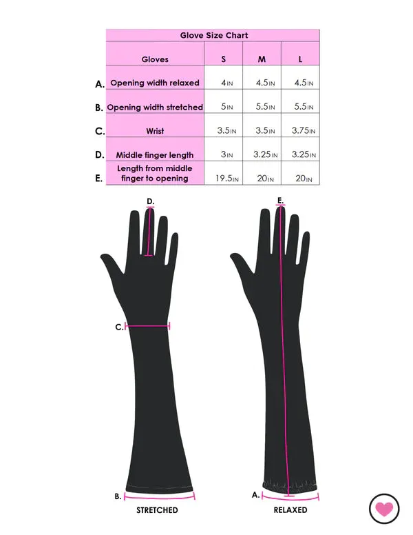 Leg Avenue Vibrators Stretchy Vinyl Opera Length Gloves