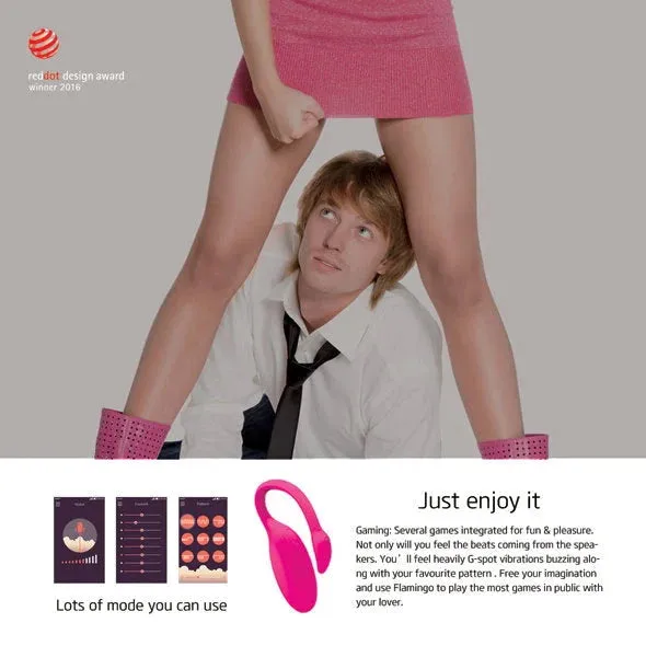 Magic Motion Vibrators Magic Motion Flamingo App Controlled Vibrating Bullet