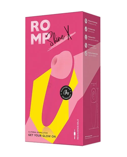 Vibrators Romp ROMP Shine X Clitoral Vibrator Pink