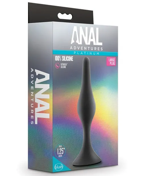 Blush Novelties Anal Adventures Platinum Silicone Beginner Plug ML Male Sex Toys