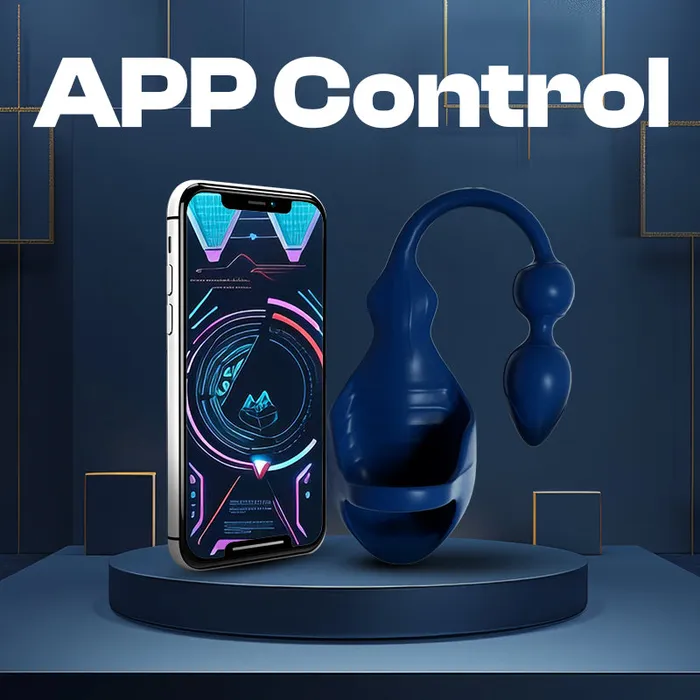 Indigo Illusion Cock Ring with Anal Plug FRISKY BUSINESS SG Male Sex Toys